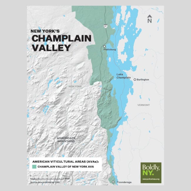 Champlain Valley Map Flyer