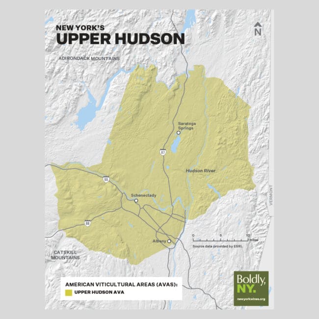 Upper Hudson Map Flyer